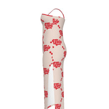 Load image into Gallery viewer, UTO IV "Cheesecake" Women's Oblique-Shoulder Exposure Dress With Side Split (Plus Size)