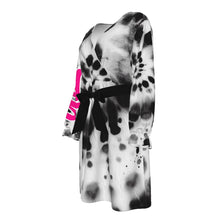 Load image into Gallery viewer, UTO IV Women's V-neck Dress With Waistband (Plus Size)