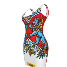 Load image into Gallery viewer, UTO IV Women's Bodycon Dress - Democratic Republic of the Congo (Les Léopards)
