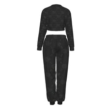 Load image into Gallery viewer, UTO IV "Midnight" Women's Crop Sweatshirt Suit
