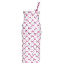 Load image into Gallery viewer, UTO IV Plus Size Oblique-Shoulder Dress