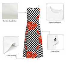 Load image into Gallery viewer, UTO IV Women's Cotton A-Line Dress