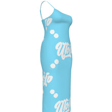 Load image into Gallery viewer, UTO IV Plus Size Oblique-Shoulder Dress