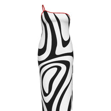 Load image into Gallery viewer, UTO IV Plus Size Oblique-Shoulder Dress