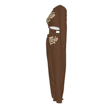 Load image into Gallery viewer, UTO IV "Kahawia" Women's Crop Sweatshirt Suit