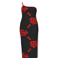 Load image into Gallery viewer, UTO IV Plus Size Oblique-Shoulder Dress
