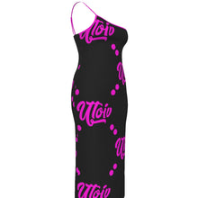 Load image into Gallery viewer, UTO IV Plus Size Oblique-Shoulder Dress