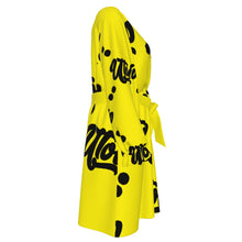 Load image into Gallery viewer, UTO IV Women's V-neck Dress With Waistband (Plus Size)