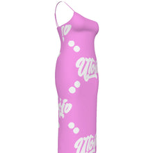 Load image into Gallery viewer, UTO IV Plus Size Oblique-Shoulder Dress