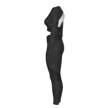 Load image into Gallery viewer, UTO IV "Midnight" Women's Sport Set With Backless Top And Leggings