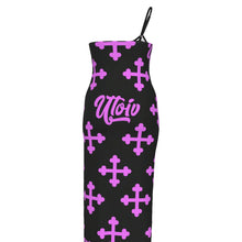 Load image into Gallery viewer, UTO IV Plus Size Oblique-Shoulder Dress