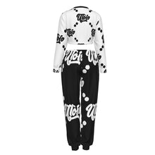 Load image into Gallery viewer, UTO IV "Dalmatian" Women's Crop Sweatshirt Suit