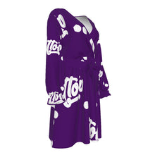 Load image into Gallery viewer, UTO IV Women's V-neck Dress With Waistband (Plus Size)