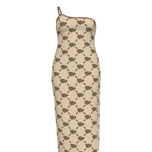 Load image into Gallery viewer, UTO IV Plus Size Oblique-Shoulder Dress