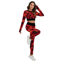 Load image into Gallery viewer, UTO IV "Cyber Depths" Women's Sport Set With Backless Top And Leggings
