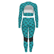 Load image into Gallery viewer, UTO IV Women's Sport Set With Backless Top And Leggings