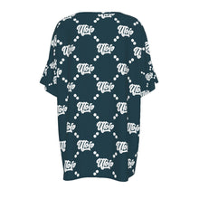 Load image into Gallery viewer, UTO IV Women's Drop-shoulder Short Sleeve T-shirt With Sleeve Loops(Plus Size)
