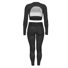 Load image into Gallery viewer, UTO IV "Midnight" Women's Sport Set With Backless Top And Leggings