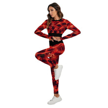 Load image into Gallery viewer, UTO IV "Cyber Depths" Women's Sport Set With Backless Top And Leggings