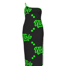 Load image into Gallery viewer, UTO IV Plus Size Oblique-Shoulder Dress