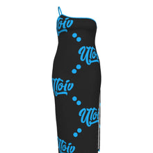 Load image into Gallery viewer, UTO IV Plus Size Oblique-Shoulder Dress