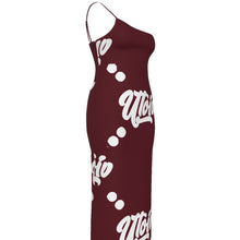 Load image into Gallery viewer, UTO IV Plus Size Oblique-Shoulder Dress
