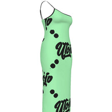 Load image into Gallery viewer, UTO IV Plus Size Oblique-Shoulder Dress