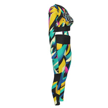 Load image into Gallery viewer, UTO IV "Jetstream" Women's Sport Set With Backless Top And Leggings