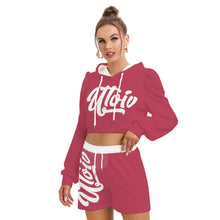 Load image into Gallery viewer, UTO IV Women's Mirco Fleece Hoodie and Shorts Set