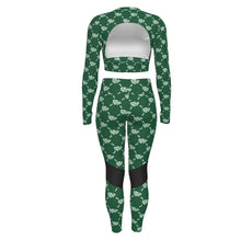 Load image into Gallery viewer, UTO IV Women's Sport Set With Backless Top And Leggings