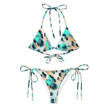 Load image into Gallery viewer, UTO IV "Angelic Leopard" Recycled String Bikini