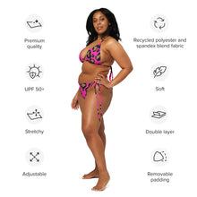 Load image into Gallery viewer, UTO IV "Pinkie The Leopard" Recycled String Bikini