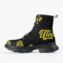 Load image into Gallery viewer, UTO IV Casual Leather Chunky Boots