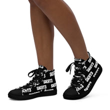 Load image into Gallery viewer, UTO IV "SK8T3" Women’s High Top Canvas Shoes