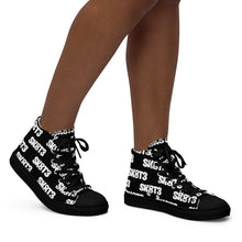 Load image into Gallery viewer, UTO IV "SK8T3" Women’s High Top Canvas Shoes