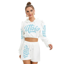 Load image into Gallery viewer, UTO IV Women's Mirco Fleece Hoodie And Shorts Set