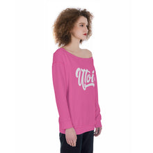 Load image into Gallery viewer, UTO IV Oversized Women's Off-Shoulder Sweatshirt
