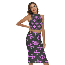 Load image into Gallery viewer, UTO IV "Mid-Evil" Women's Tank Top & Split High Skirt Set