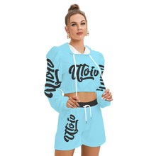 Load image into Gallery viewer, UTO IV Women's Mirco Fleece Hoodie And Shorts Set