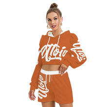 Load image into Gallery viewer, UTO IV Women's Mirco Fleece Hoodie And Shorts Set