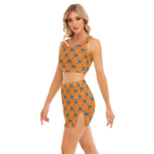 Load image into Gallery viewer, UTO IV Women's Camisole And Hip Skirt Suit