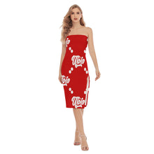 Load image into Gallery viewer, UTO IV Women's Side Split Tube Top Dress
