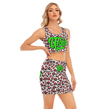 Load image into Gallery viewer, UTO IV Women's Camisole And Hip Skirt Suit