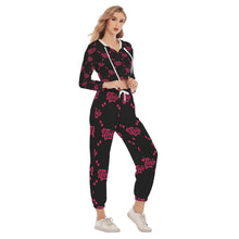 Load image into Gallery viewer, UTO IV Women's Crop Hoodie Sports Set