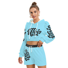 Load image into Gallery viewer, UTO IV Women's Mirco Fleece Hoodie And Shorts Set
