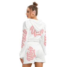 Load image into Gallery viewer, UTO IV Women's Mirco Fleece Hoodie And Shorts Set