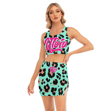 Load image into Gallery viewer, UTO IV Women's Camisole And Hip Skirt Suit