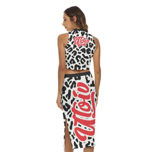 Load image into Gallery viewer, UTO IV Women's Tank Top & Split High Skirt Set