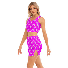 Load image into Gallery viewer, UTO IV Women's Camisole And Hip Skirt Suit