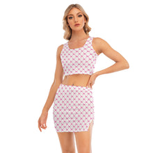 Load image into Gallery viewer, UTO IV Women's Camisole And Hip Skirt Suit